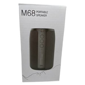 MusiBaby M68 Portable Bluetooth Speaker - Black